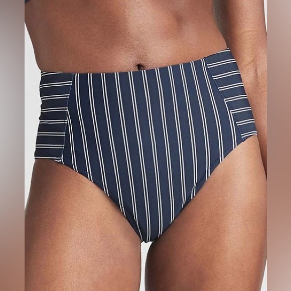 Navy French Stripe High Waisted Bikini by Athleta - Picture 6 of 6